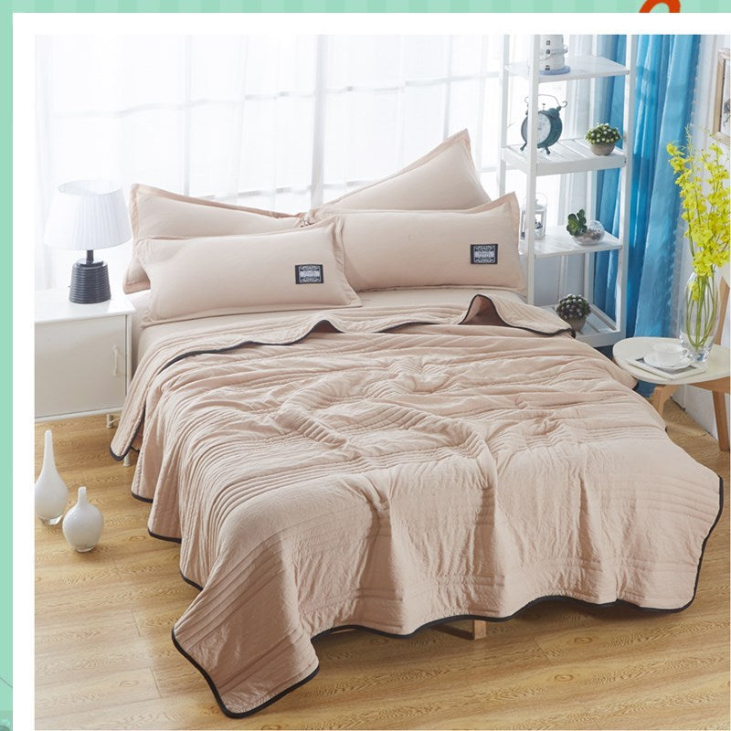 Cooling Blankets Pure Color Summer Quilt Plain Summer Cool Quilt Compressible Air-conditioning