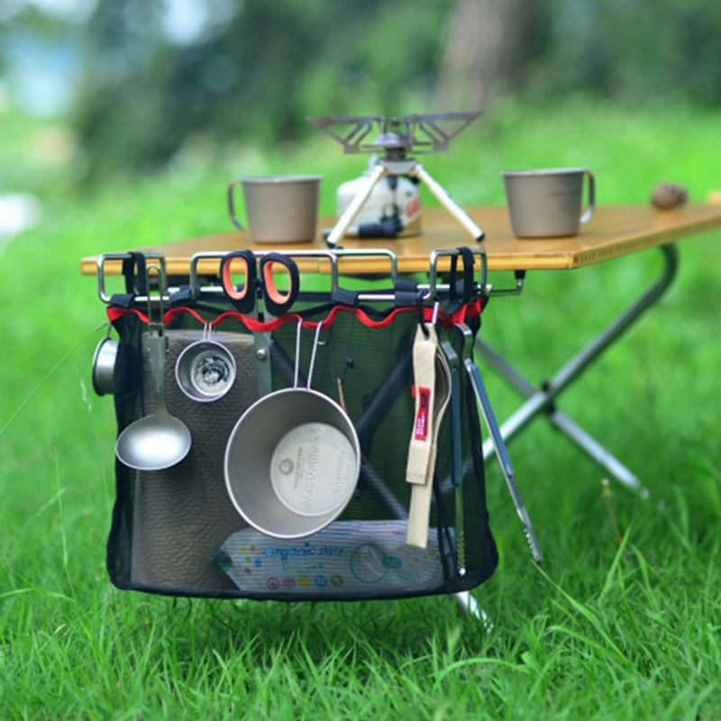 Outdoor wire storage rack