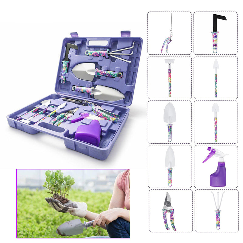 Camouflage Garden Tool Set Grafting Pruning Shovel Rake Stainless Steel Scissor Pruning Shears