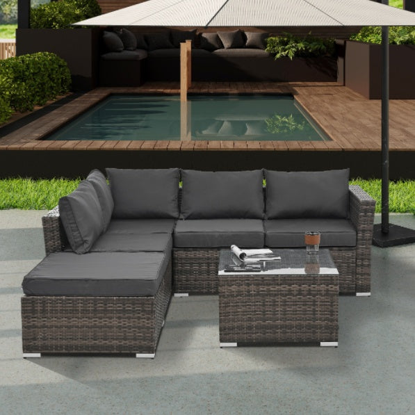 Patio Furniture, Outdoor Furniture, Seasonal PE Wicker Furniture, 4 Set Wicker Furniture