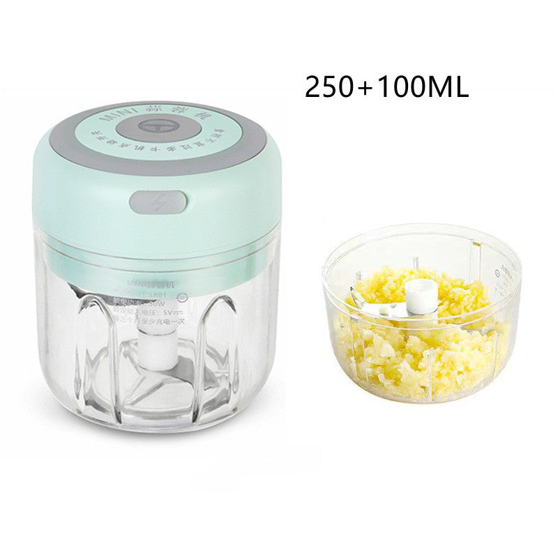 Mini Electric Garlic Chopper USB Charging Ginger Masher Machine Sturdy Durable Chili