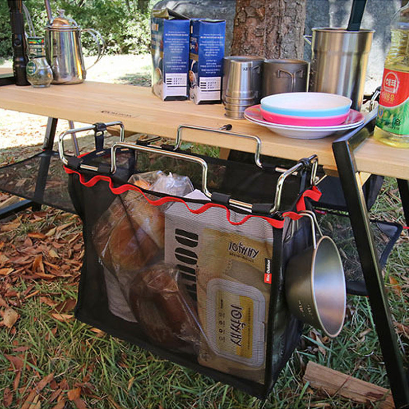 Outdoor wire storage rack