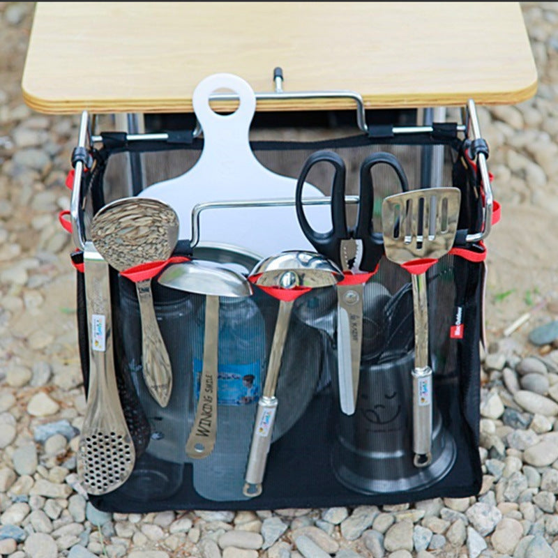 Outdoor wire storage rack