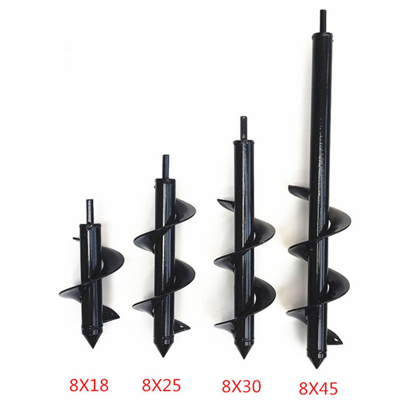 Ground Drilling Machine Drill Bit Spiral Tree Planting Earth Boring Machine Screw Rod Garden